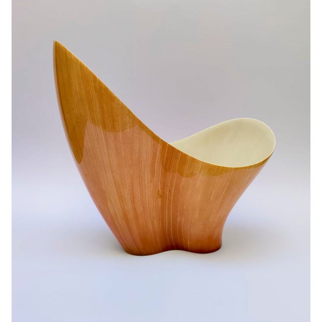 Mid-Century Italian Vibi Torino Ceramic Vase from Imitator of Lenci, 1950s For Sale - Image 10 of 10