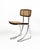 Wood Vintage Cantilever Chairs in Chrome, Wood and Vienna Straw, 1970s, Set of 4 For Sale - Image 7 of 14