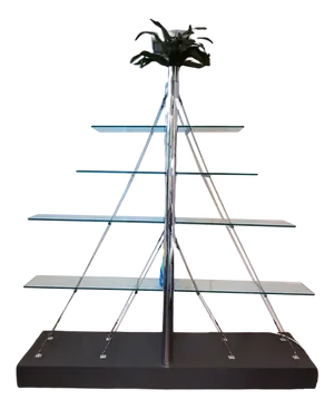 Model Magnolia Four-Storey Pyramid Library by Andrea Branzi for Memphis, 1980s
