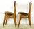 Vintage European 1950s Mid Century Wooden Dining Chairs- Set of 4 For Sale - Image 10 of 12
