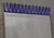 Metal Periwinkle Murano Glass and Brass Wall Mirror, 1990s For Sale - Image 7 of 10