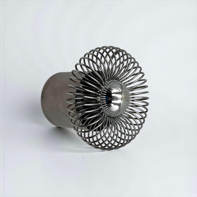 Chrome Spiral Wall Lamp from Galerie Oxar, France, 1970s For Sale - Image 14 of 14