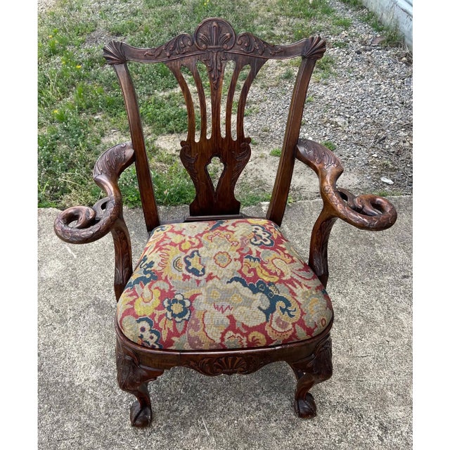 Traditional 12 Irish 19th Century Georgian Dining Chairs With Labels For Sale - Image 3 of 12