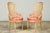 Set of 6 Early 20th Century French Louis XVI Cane Dining Armchairs in Pink Stripe For Sale In New York - Image 6 of 18