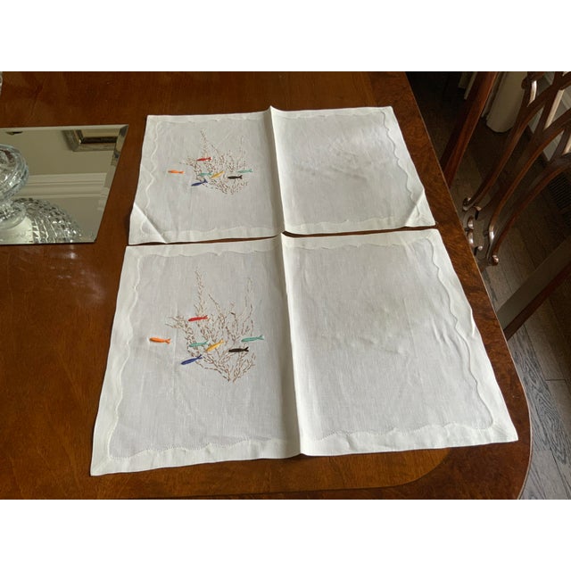 For the fisherman in your life. Includes, 1 table runner (51” x 15.5) 4 napkins (19.5” sq.) 2 placemats (19” x 13”) Use in...