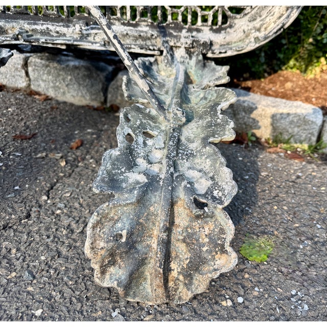 Cast Iron Grapevine Garden Bench Settee John McLean New York Circa 1875 For Sale - Image 12 of 14