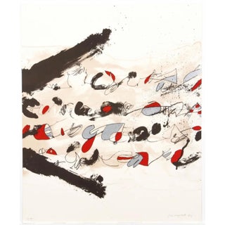 Josep Guinovart Bertrán, Abstract Latin American Art Spanish Catalan Lithograph Josep Guinovart New York, 1984 For Sale