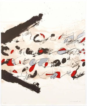 Josep Guinovart Bertrán, Abstract Latin American Art Spanish Catalan Lithograph Josep Guinovart New York, 1984