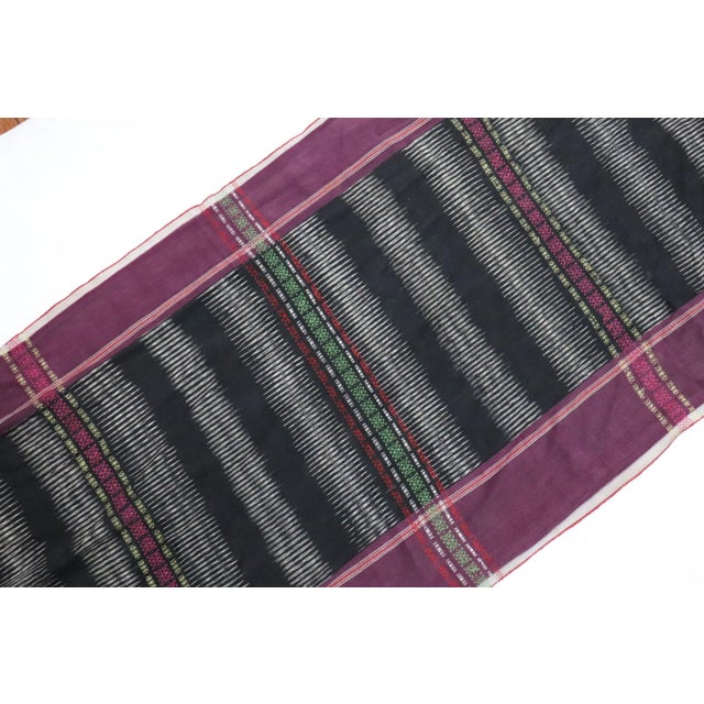 Asian Early 20th Century Indonesian Batak Textile - 2' x 5' For Sale - Image 3 of 9
