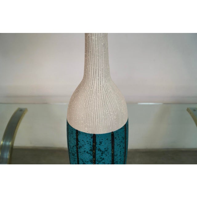 Design Technics 1960’s Mid-Century Modern Pottery Ceramic Table Lamp For Sale - Image 4 of 12