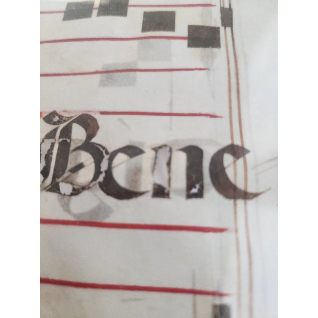 Baroque 17th Century Vellum Sheet Music For Sale - Image 3 of 11