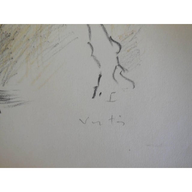 This is an original hand signed (I believe it is also hand colored but i am not positive) Artists Proof Lithograph of a...