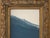Blue "Waves” Abstract Art in Antique Frame, Seascape Painting Transitional Wall Art by JTS For Sale - Image 8 of 11