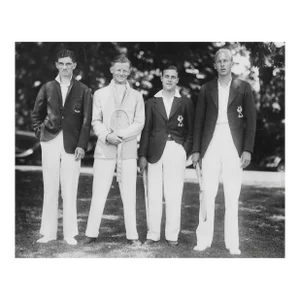 1929 Oxford Cambridge Tennis Team Photograph