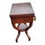 Brown 19th C American Empire Flame Mahogany Center Table W/ New Leather Top For Sale - Image 8 of 16