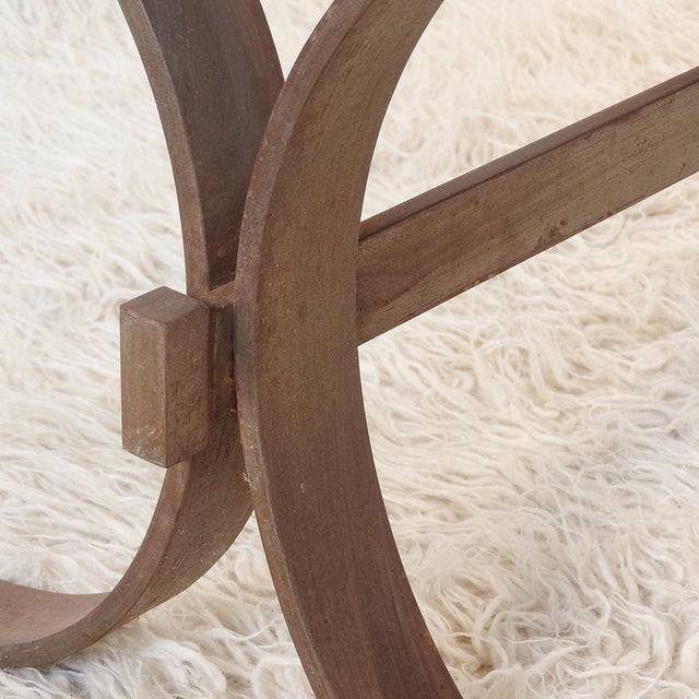 Beige French Brutalist Coffee Table, 1970s For Sale - Image 8 of 14