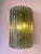 Contemporary Pair of Green Granita Murano Glass and Brass Sconces, Italy For Sale - Image 12 of 12