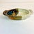 Chestnut 1990s Vintage Boho Chic Americana Folk Art Studio Pottery Oval Dish Bowl by Lara. For Sale - Image 8 of 11