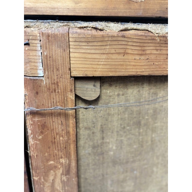 Italian Antique Portrait of an Italian Woman Oil Painting For Sale - Image 3 of 12