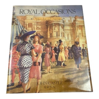 Royal Occasions: Watercolors and Drawings by John Castle Hardcover Book For Sale