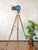 Vintage Industrial Theater Spotlight Floor Lamp from A.E. Cremer, 1950s For Sale - Image 10 of 17