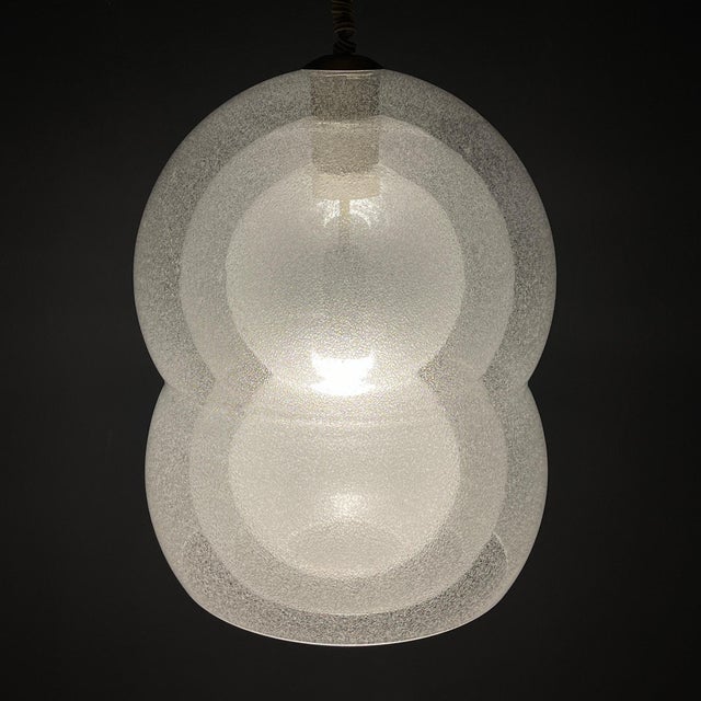 1960s Murano Pendant Lamp from Mazzega, Italy, 1960s For Sale - Image 5 of 17