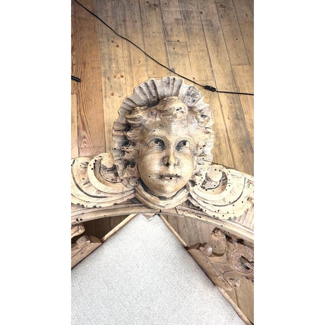 19th Century Italian Renaissance Venetian Tête-À-Tête Courting Bench W/ Cherubs For Sale - Image 13 of 18