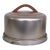 Mirro Usa Round Cake Carrier Dessert Saver Mid Century 1950s Wooden Handle 5047b For Sale