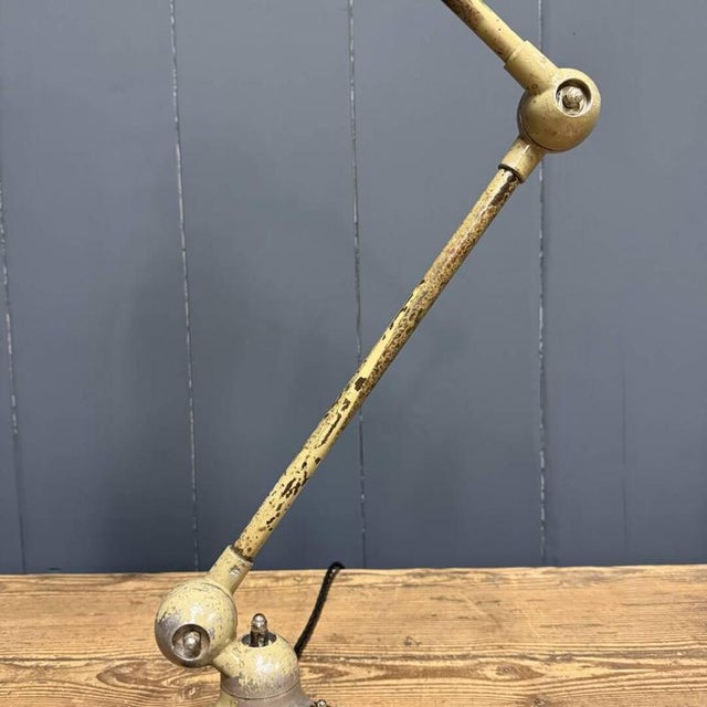 Beige Two-Arm Jielde Table Lamp, 1950s For Sale - Image 15 of 18