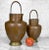 Antique Italian Farmhouse Hammered Copper Hanging Pitchers - a Pair For Sale - Image 4 of 13