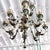 Chandelier in Iron, Brass and Lacquered Wood, 20th Century For Sale - Image 8 of 13