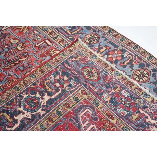 Vintage Heriz Rug 6'4'' x 8'9'' For Sale - Image 10 of 11