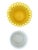 Ceramic Vintage Ceramic Woven Cachepots Yellow & White For Sale - Image 7 of 7