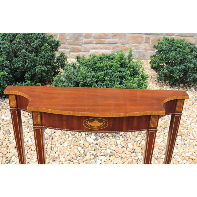 Councill Craftsmen Hepplewhite Console For Sale - Image 15 of 17