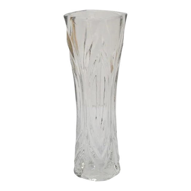 Crystal Vase, Cristal D'Arques, France, 1970s. For Sale