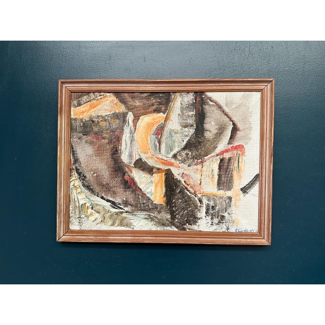 Eivor Lindberg, Abstract Composition, 1967, Oil on Canvas, Framed For Sale - Image 17 of 18