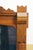 Antique Victorian Eastlake Walnut Hanging Mirror With Carved Scalloped Pediment For Sale - Image 6 of 12