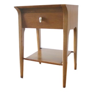 Mid Century Modern Drexel Profile Side End Table Nightstand by John Van Koert For Sale