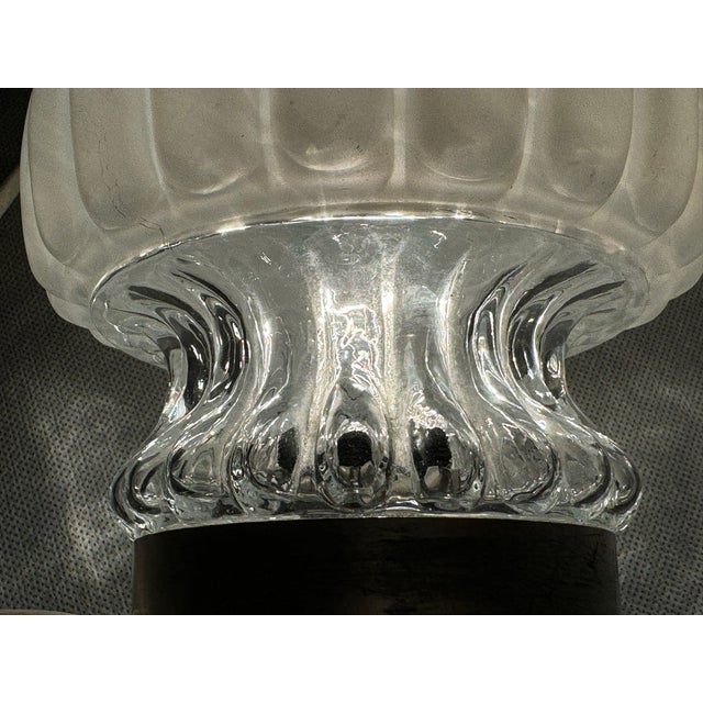 Glass Night Lamps from Graewe, Germany, 1960s, Set of 2 For Sale - Image 6 of 9