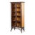 English Aesthetic Movement Tall Glass Front Bamboo Cabinet For Sale