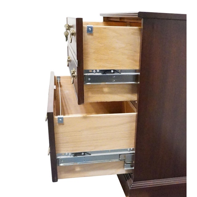 Brown Mount Airy Sold Mahogany Traditional Style 31" File Cabinet For Sale - Image 8 of 14