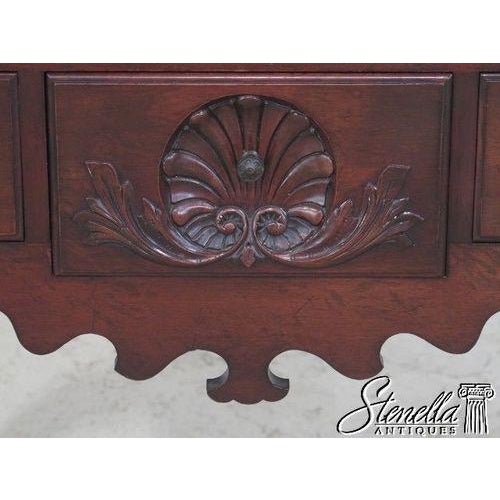 Wood Colonial Edison Institute Henry Ford Chippendale Mahogany Lowboy For Sale - Image 7 of 9