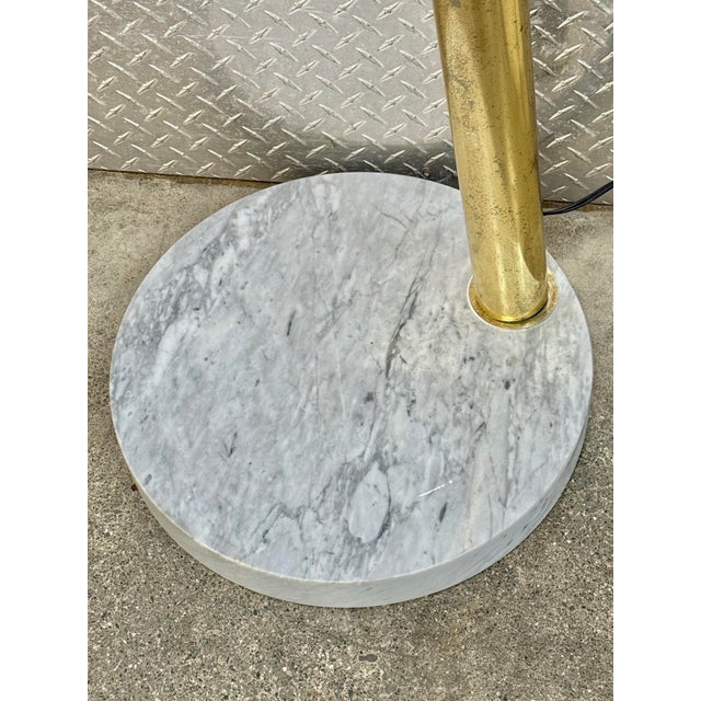 1960s Mid Century Modern 5-Arm Italian Arc Lamp by Harvey Guzzini For Sale - Image 5 of 10