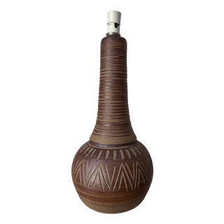Vintage Danish Ceramic Table Lamp, 1970s For Sale