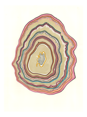 Pernille Snedker, Woodrings #01, Giclée Print