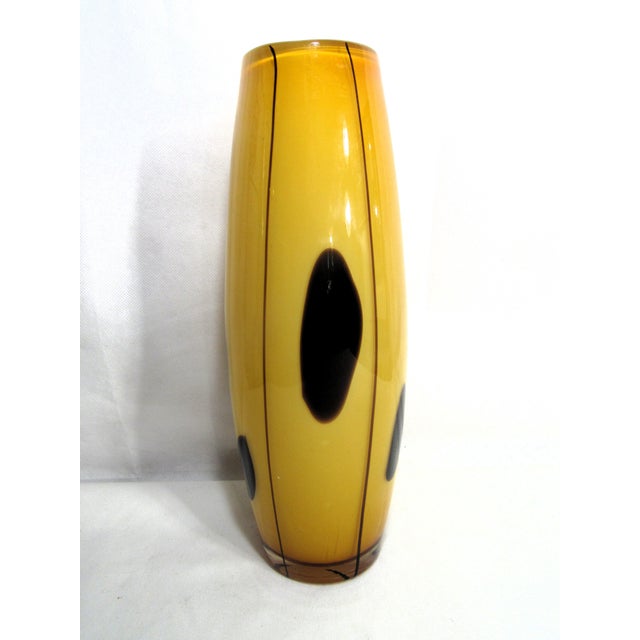 Art Deco Early 20th Century Tango Blown Cased Glass Vase For Sale - Image 3 of 10
