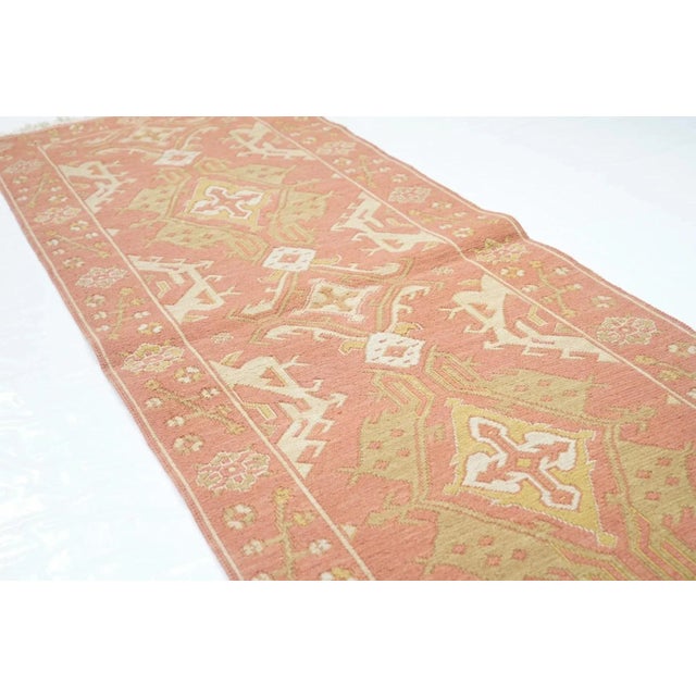 Beige Sumak Runner 2'6'' X 8' For Sale - Image 8 of 10