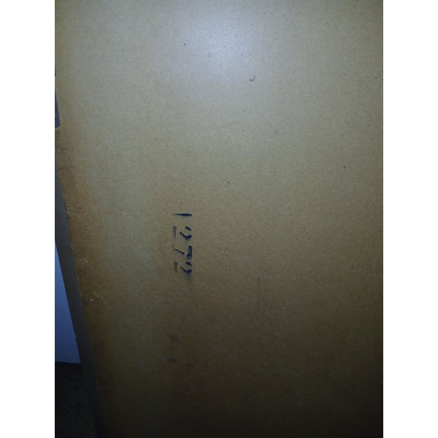 1960s Vintage Danish Modern Mid-Century Modern Walnut Dresser Wall Mirror For Sale - Image 5 of 6