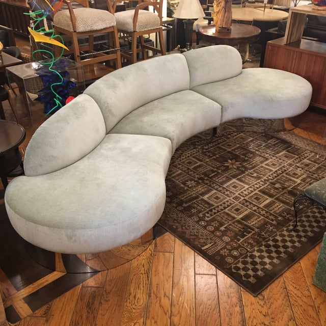 Miller Design Company Serpentine Sofa | Chairish