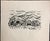 Hans Gassebner, Blaubeuren, Spain, 1963, Print, in Good conditions. Designed 1960 to 1969 This piece is designed in the...